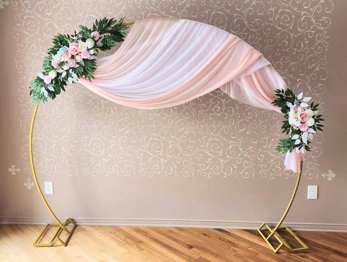 The Golden Promise wedding arch